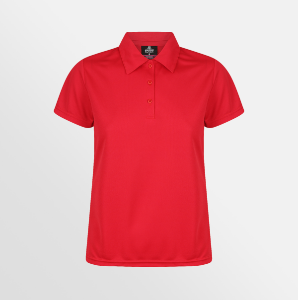 Custom Printed Polos Aussie Pacific Botany Red Front