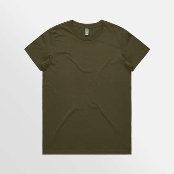 Custom T-shirt Printing AS Colour Maple Tee Army