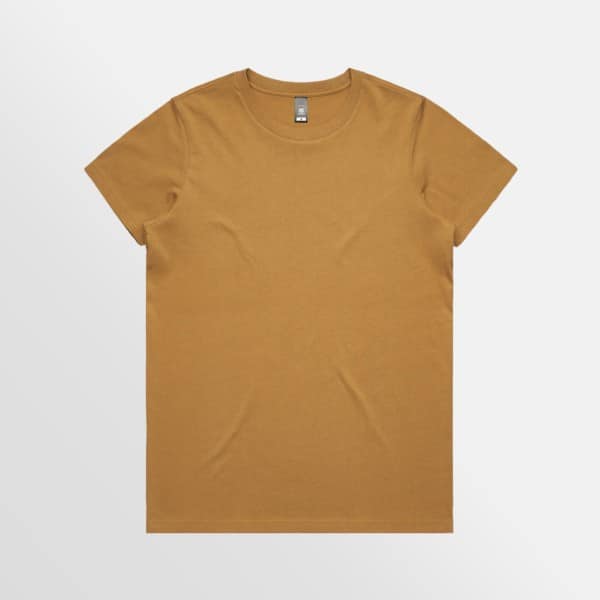 Custom T-shirt Printing AS Colour Maple Tee Camel