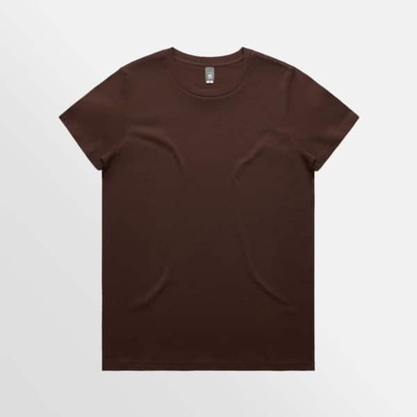 Custom T-shirt Printing AS Colour Maple Tee Chestnut