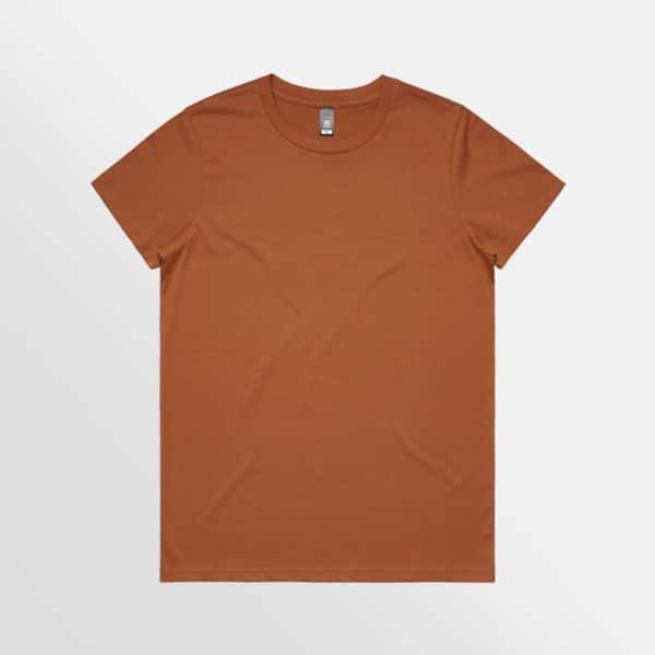 Custom T-shirt Printing AS Colour Maple Tee Copper