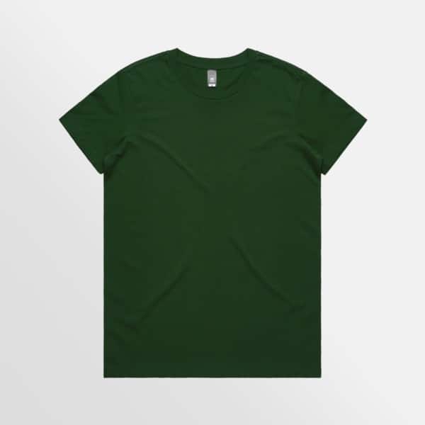 Custom T-shirt Printing AS Colour Maple Tee Forest Green