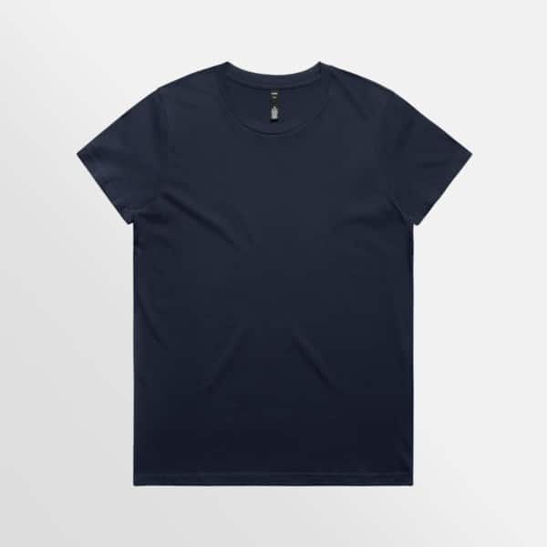 Custom T-shirt Printing AS Colour Maple Tee Midnight Blue