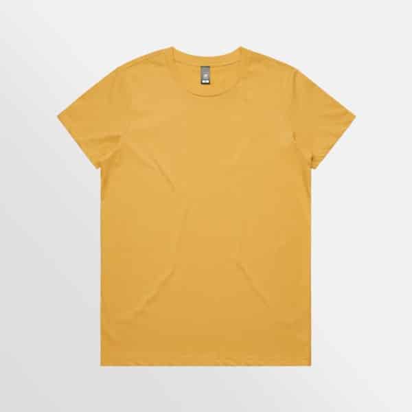 Custom T-shirt Printing AS Colour Maple Tee Mustard