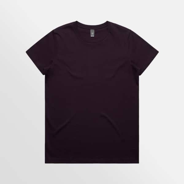 Custom T-shirt Printing AS Colour Maple Tee Plum