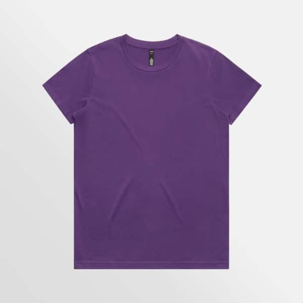 Custom T-shirt Printing AS Colour Maple Tee Purple