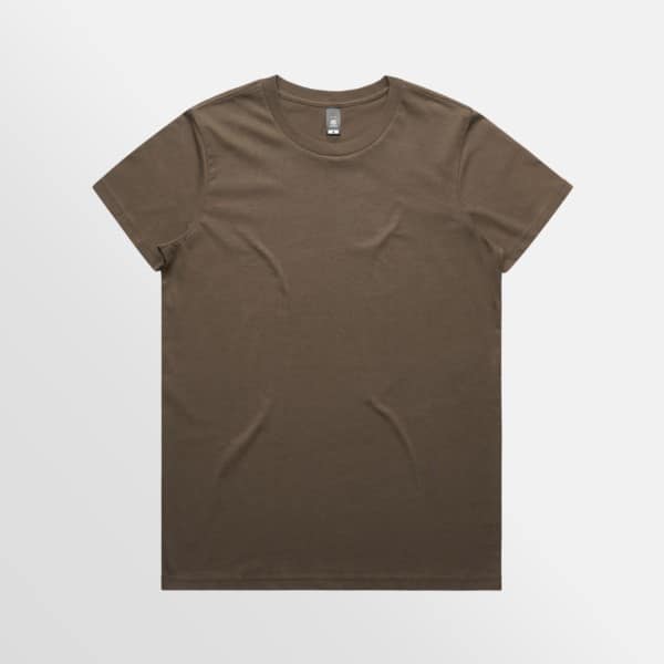 Custom T-shirt Printing AS Colour Maple Tee Walnut