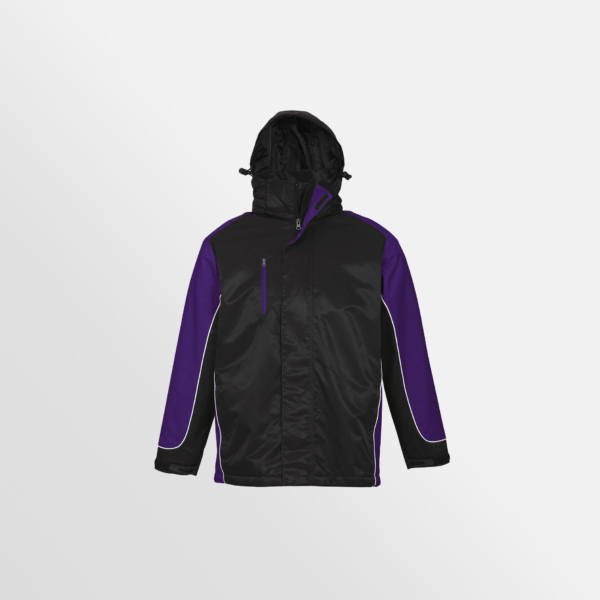 Custom Printed Merch Biz Collection Nitro Jacket Black Purple White