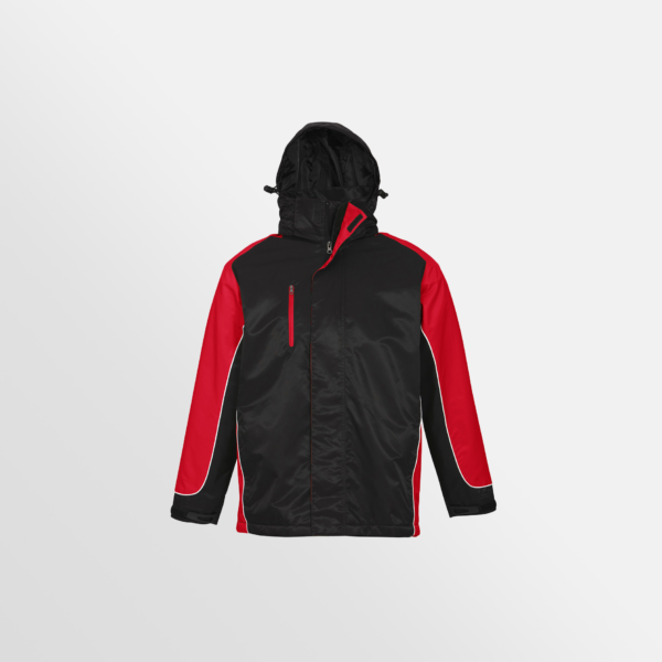 Custom Printed Merch Biz Collection Nitro Jacket Black Red White