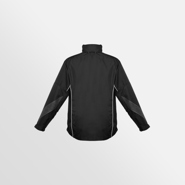 Custom Merch Printing QTCO Biz Collection Razor Jacket Black White back