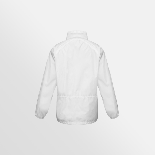 Custom T-shirt Printing QTCO Biz Collection Spinnaker Jacket White back