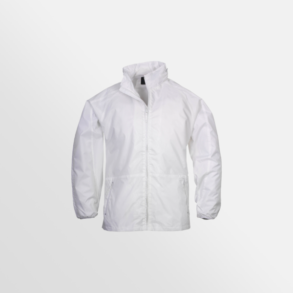 Custom T-shirt Printing QTCO Biz Collection Spinnaker Jacket White front