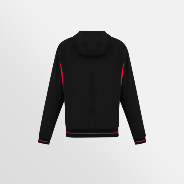 Custom Merch Printing QTCO Biz Collection Titan Jacket Black Red back
