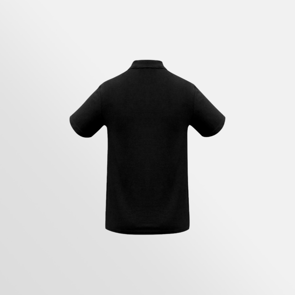 Custom Printed T-shirts Biz Collection Mens Crew Polo Black Back