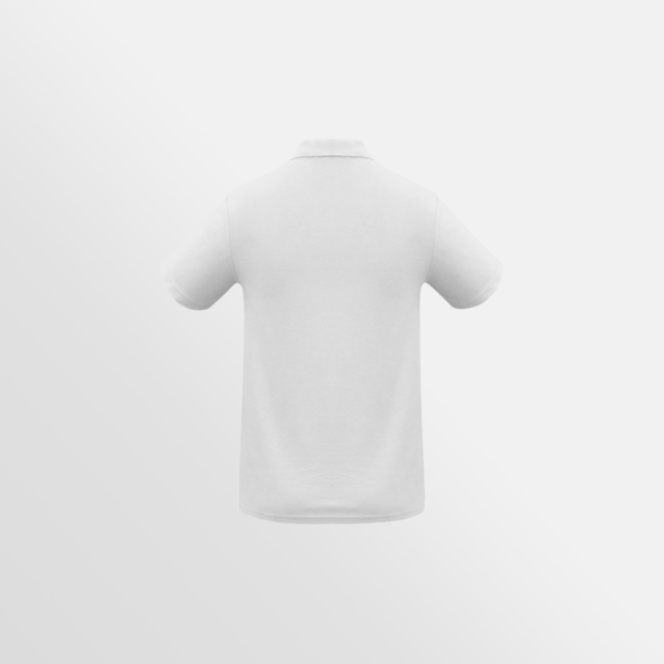 Custom Printed T-shirts Biz Collection Mens Crew Polo White Back