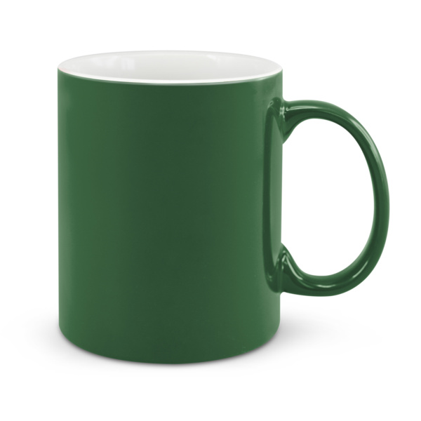Custom Printed Merch QTCO Trends 104193 Arabica Coffee Mug Dark Green