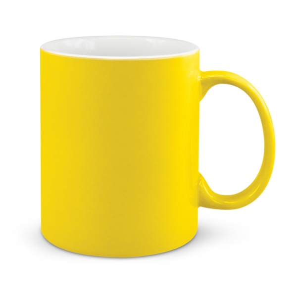 Custom Printed Merch QTCO Trends 104193 Arabica Coffee Mug Yellow