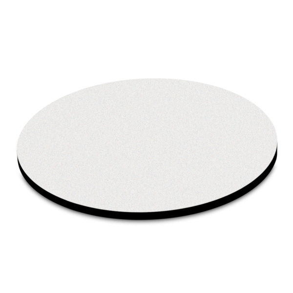 Custom Printed Merch QTCO Trends 105296 Precision Mouse Mat Round White