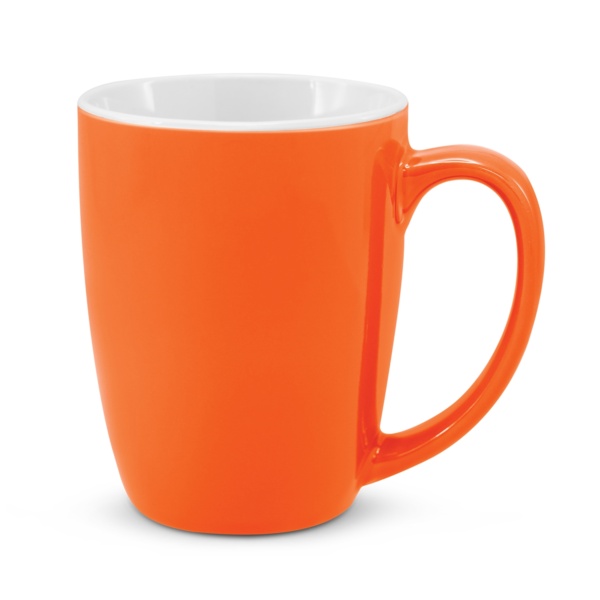 Custom Printed Merch QTCO Trends 105649 Sorrento Coffee Mug Orange