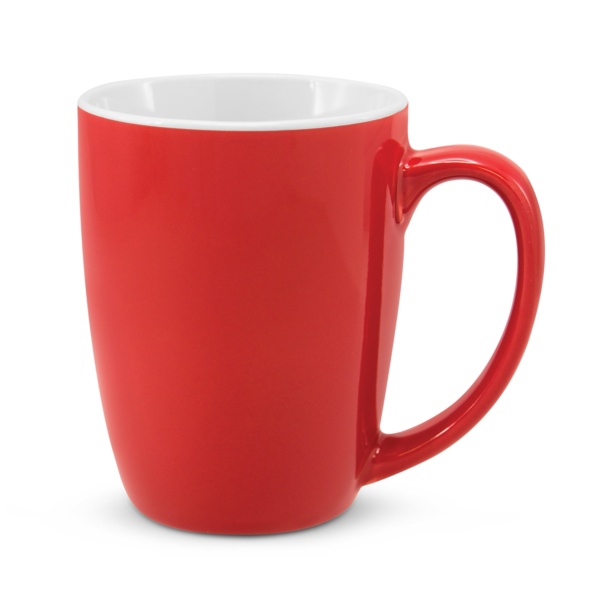 Custom Printed Merch QTCO Trends 105649 Sorrento Coffee Mug Red