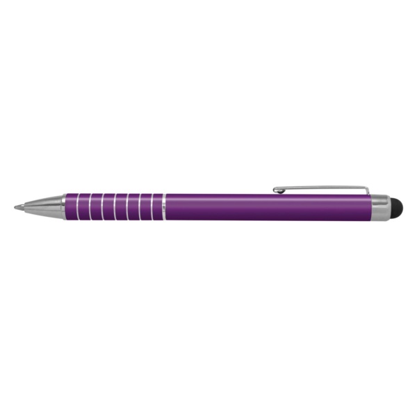 Custom Printed Merch QTCO Trends 107754 Touch Stylus Pen Purple