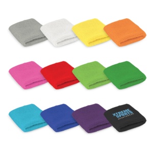 Custom Printed Merch QTCO Trends 110510 Wrist Sweat Band Colours