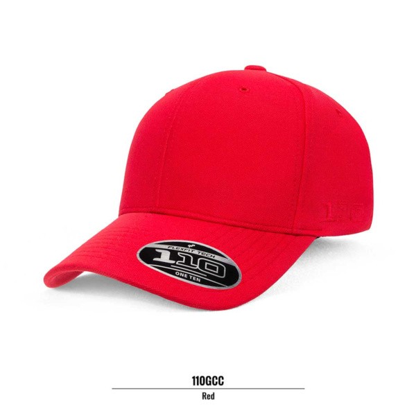 Custom Printed Merch QTCO Grace Collection 110C Flexfit Snapback Cap Red
