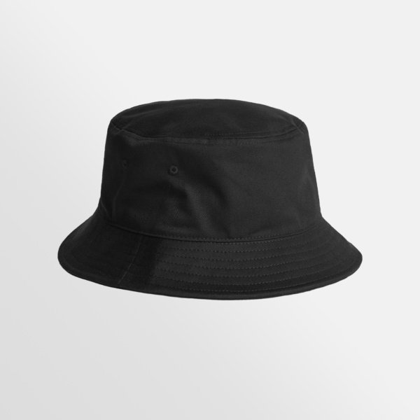 Custom Printed AS Colour Bucket Hat Black