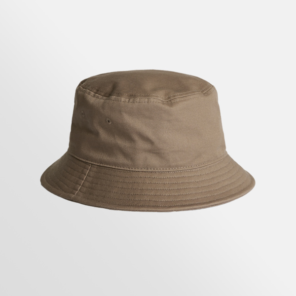 Custom Printed AS Colour Bucket Hat Coffee