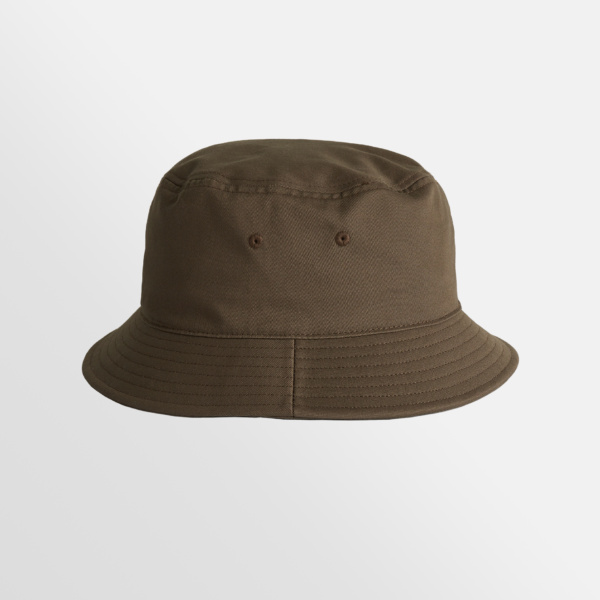 Custom Printed AS Colour Bucket Hat Walnut