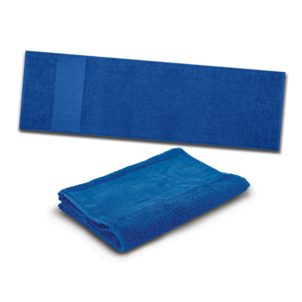 Custom Printed Merch QTCO Trends 115103 Enduro Sports Towel Royal Blue