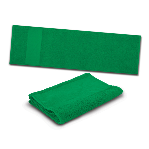 Custom Printed Merch QTCO Trends 115103 Enduro Sports Towel Dark Green