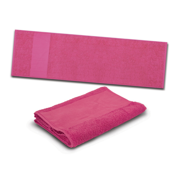 Custom Printed Merch QTCO Trends 115103 Enduro Sports Towel Pink
