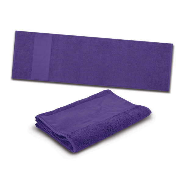 Custom Printed Merch QTCO Trends 115103 Enduro Sports Towel Purple