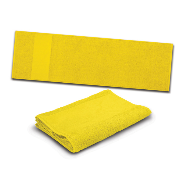 Custom Printed Merch QTCO Trends 115103 Enduro Sports Towel Yellow