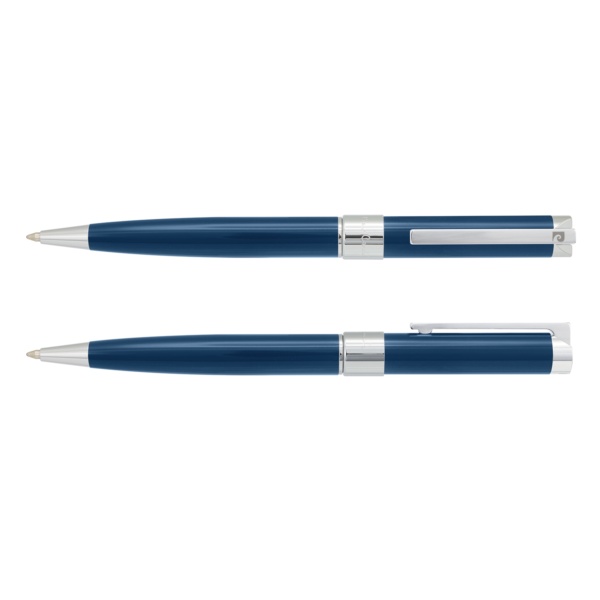 Custom Printed Merch QTCO Trends 115150 Pierre Cardin Noblesse Pen Navy Silver