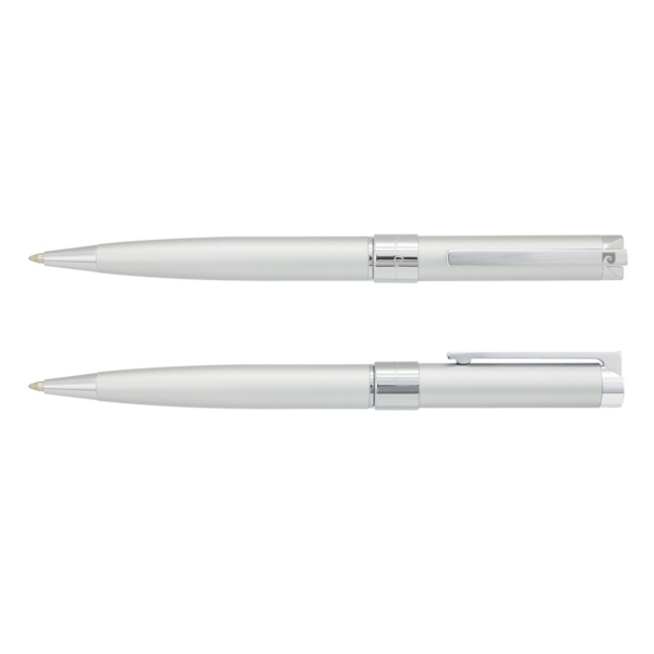 Custom Printed Merch QTCO Trends 115150 Pierre Cardin Noblesse Pen Silver