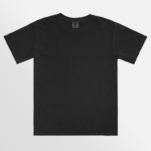 Custom Printed T-shirts Gildan Comfort Colours Black Tee