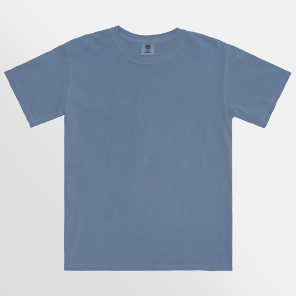 Custom Printed T-shirts Gildan Comfort Colours Blue Jean Tee