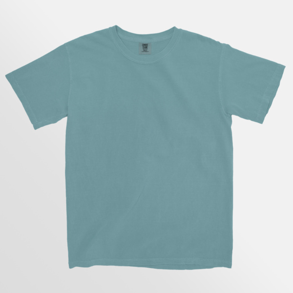 Custom Printed T-shirts Gildan Comfort Colours Blue Spruce Tee