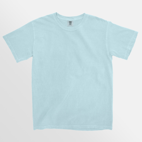 Custom Printed T-shirts Gildan Comfort Colours Chambray Tee