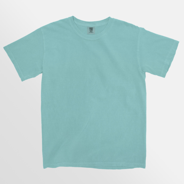 Custom Printed T-shirts Gildan Comfort Colours Seafoam Tee