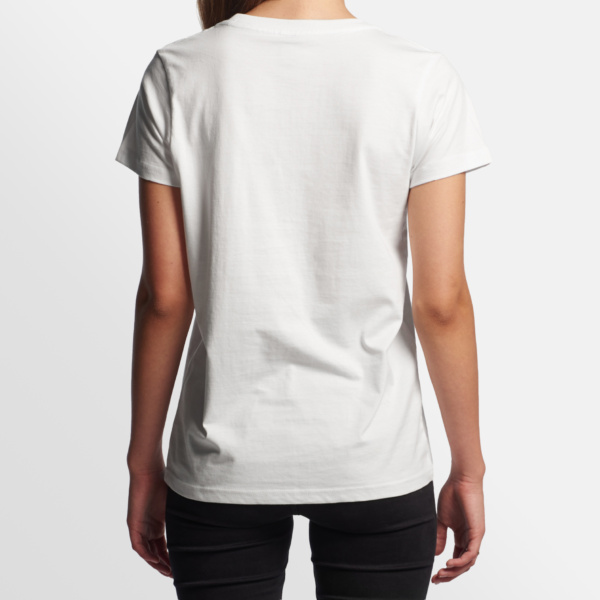 Custom T-shirt Printing AS Colour Maple Tee Model Image Back