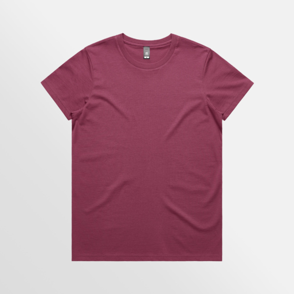 Custom T-shirt Printing AS Colour Maple Tee Berry