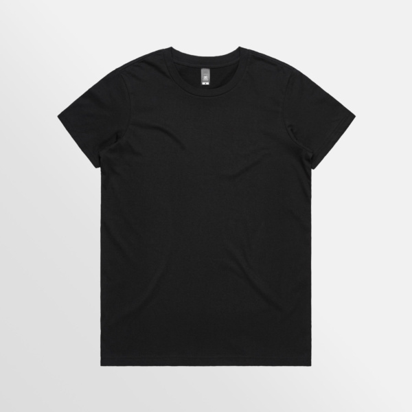 Custom T-shirt Printing AS Colour Maple Tee Black