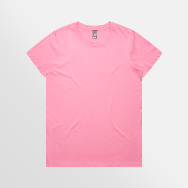 Custom T-shirt Printing AS Colour Maple Tee Bubblegum