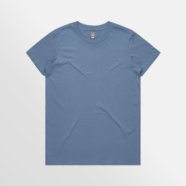 Custom T-shirt Printing AS Colour Maple Tee Carolina Blue