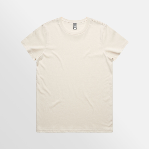Custom T-shirt Printing AS Colour Maple Tee Ecru