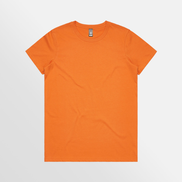 Custom T-shirt Printing AS Colour Maple Tee Orange
