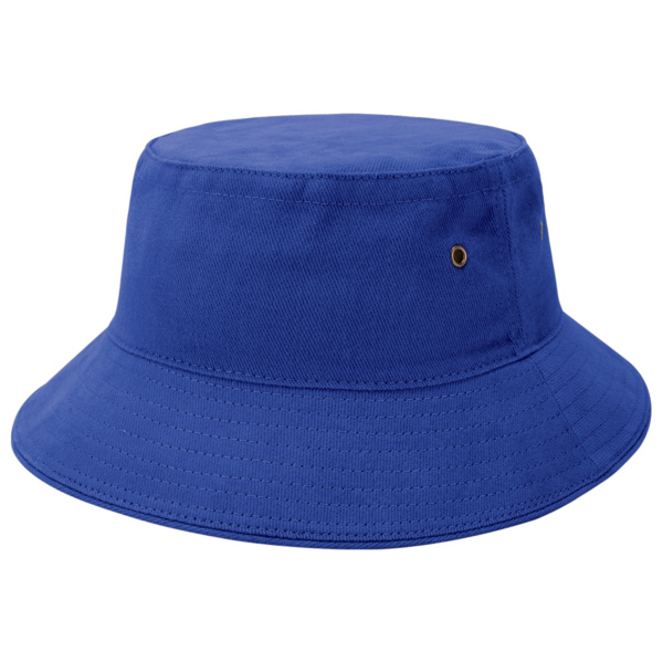 Custom Printed Merch QTCO Legend Life 4007 Sandwich Brim Bucket Hat Royal Blue